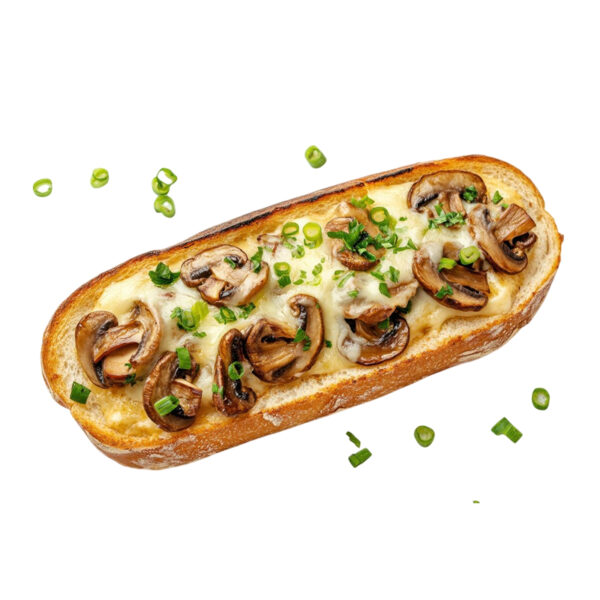Garlic Bread With Cheese & Mushroom